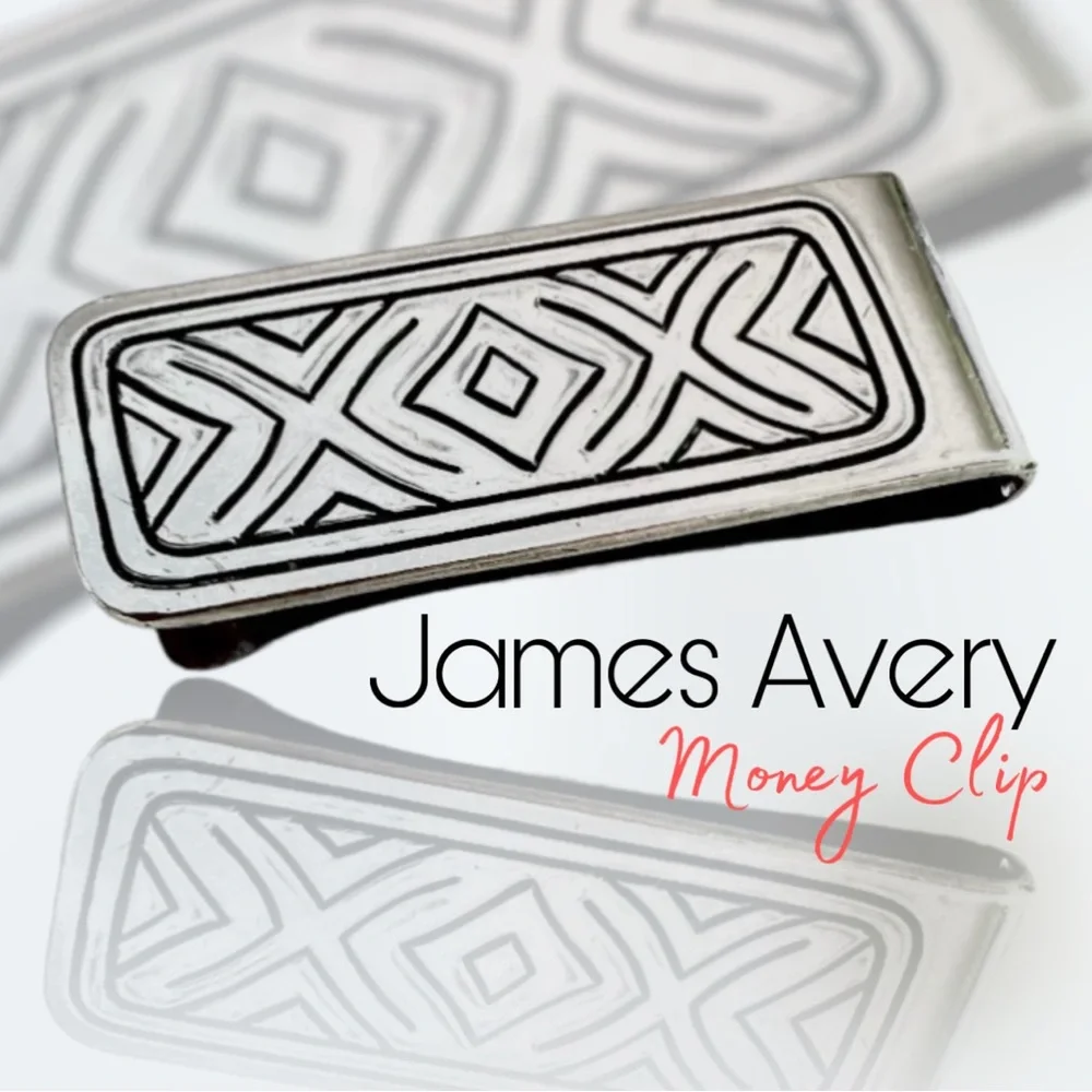 James Avery retired HEAVY solid money slip sterling silver